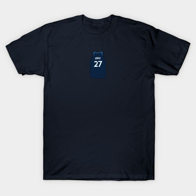 Rudy Gobert Minnesota Jersey Qiangy T-Shirt by qiangdade